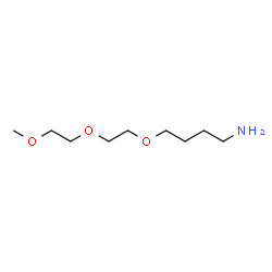 ChemSpider 2D Image | 4-[2-(2-Methoxyethoxy)ethoxy]-1-butanamine | C9H21NO3