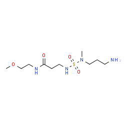 ChemSpider 2D Image | N~3~-[(3-Aminopropyl)(methyl)sulfamoyl]-N-(2-methoxyethyl)-beta-alaninamide | C10H24N4O4S