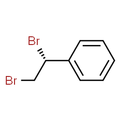ChemSpider 2D Image | [(1R)-1,2-Dibromoethyl]benzene | C8H8Br2