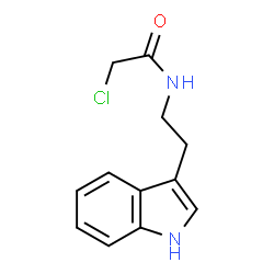 ChemSpider 2D Image | tryptamine, n-chloroacetyl- | C12H13ClN2O