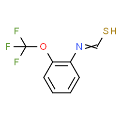 ChemSpider 2D Image | {[2-(Trifluoromethoxy)phenyl]imino}methanethiol | C8H6F3NOS