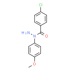 ChemSpider 2D Image | 4-Chloro-N-(4-methoxyphenyl)benzohydrazide | C14H13ClN2O2