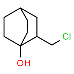 ChemSpider 2D Image | 2-(Chloromethyl)bicyclo[2.2.2]octan-1-ol | C9H15ClO