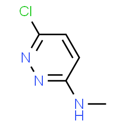 ChemSpider 2D Image | 6-Chloro-N-methyl-3-pyridazinamine | C5H6ClN3