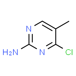 ChemSpider 2D Image | 4-Chloro-5-methyl-2-pyrimidinamine | C5H6ClN3