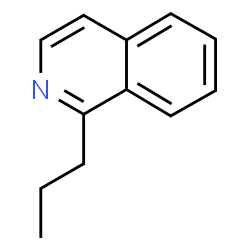 ChemSpider 2D Image | 1-Propylisoquinoline | C12H13N