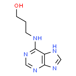 ChemSpider 2D Image | 3-(7H-Purin-6-ylamino)-1-propanol | C8H11N5O