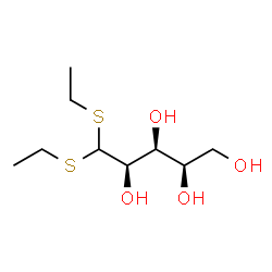 ChemSpider 2D Image | (2R,3S,4R)-5,5-Bis(ethylsulfanyl)-1,2,3,4-pentanetetrol | C9H20O4S2