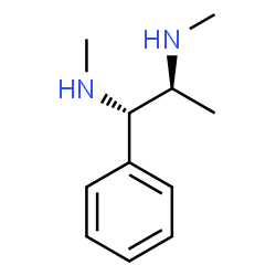 ChemSpider 2D Image | (1S,2S)-N,N'-Dimethyl-1-phenyl-1,2-propanediamine | C11H18N2
