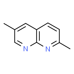 ChemSpider 2D Image | 2,6-Dimethyl[1,8]naphthyridine | C10H10N2