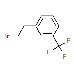 ChemSpider 2D Image | 3-(TRIFLUOROMETHYL)PHENETHYL BROMIDE | C9H8BrF3