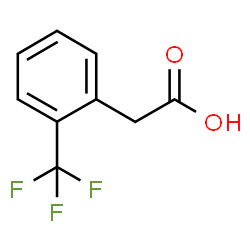 ChemSpider 2D Image | 2-(Trifluoromethyl)phenylacetic acid | C9H7F3O2