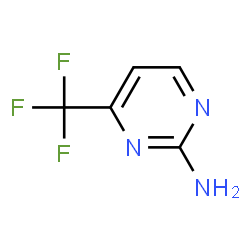 ChemSpider 2D Image | 2-amino-4-trifluoromethylpyrimidine | C5H4F3N3