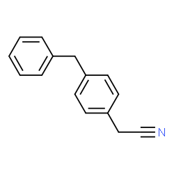 ChemSpider 2D Image | (4-Benzylphenyl)acetonitrile | C15H13N