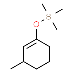 ChemSpider 2D Image | Cyclohexene, 3-methyl-1-(trimethylsilyloxy)- | C10H20OSi