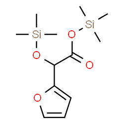 ChemSpider 2D Image | Trimethylsilyl 2-furyl[(trimethylsilyl)oxy]acetate | C12H22O4Si2