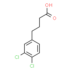 ChemSpider 2D Image | 4-(3,4-Dichlorophenyl)butanoic acid | C10H10Cl2O2