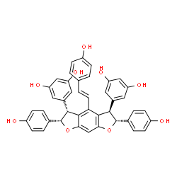 ChemSpider 2D Image | TRANS-SUFFRUTICOSOL D | C42H32O9