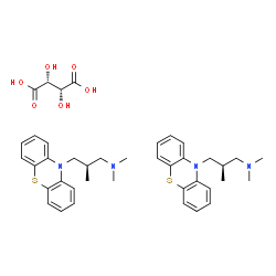 ChemSpider 2D Image | (R)-trimeprazine tartrate | C40H50N4O6S2