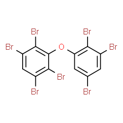 ChemSpider 2D Image | 2,2',3,3',5,5',6-HEPTABROMODIPHENYL ETHER | C12H3Br7O
