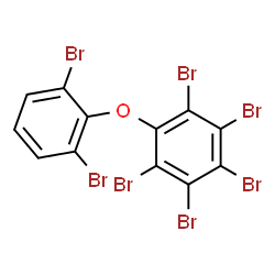 ChemSpider 2D Image | 2,2',3,4,5,6,6'-HEPTABROMODIPHENYL ETHER | C12H3Br7O
