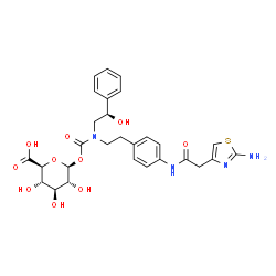 ChemSpider 2D Image | MIRABEGRON N-CARBAMOYLGLUCURONIDE | C28H32N4O10S