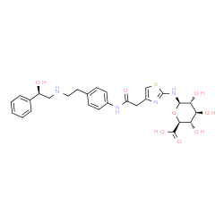 ChemSpider 2D Image | MIRABEGRON N-GLUCURONIDE | C27H32N4O8S