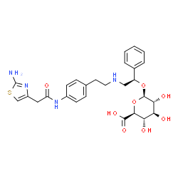 ChemSpider 2D Image | MIRABEGRON O-GLUCURONIDE | C27H32N4O8S