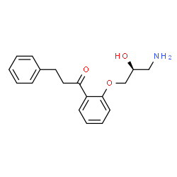 ChemSpider 2D Image | (S)-N-depropylpropafenone | C18H21NO3