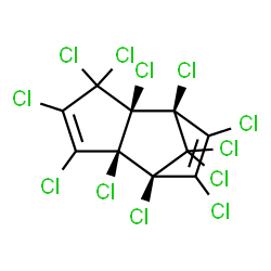 ChemSpider 2D Image | endo-dodecachlorodicyclopentadiene | C10Cl12