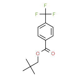 ChemSpider 2D Image | Neopentyl 4-(trifluoromethyl)benzoate | C13H15F3O2