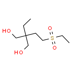 ChemSpider 2D Image | 2-Ethyl-2-[2-(ethylsulfonyl)ethyl]-1,3-propanediol | C9H20O4S