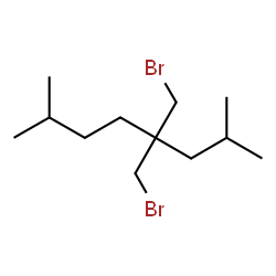 ChemSpider 2D Image | 4,4-Bis(bromomethyl)-2,7-dimethyloctane | C12H24Br2