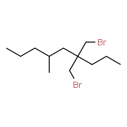 ChemSpider 2D Image | 4,4-Bis(bromomethyl)-6-methylnonane | C12H24Br2