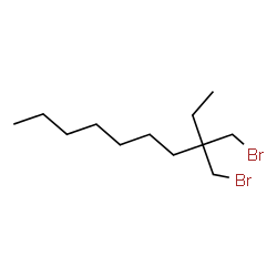 ChemSpider 2D Image | 3,3-Bis(bromomethyl)decane | C12H24Br2
