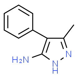 ChemSpider 2D Image | 3-AMINO-5-METHYL-4-PHENYLPYRAZOLE | C10H11N3