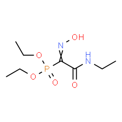 ChemSpider 2D Image | Diethyl [2-(ethylamino)-N-hydroxy-2-oxoethanimidoyl]phosphonate | C8H17N2O5P