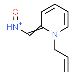 ChemSpider 2D Image | [(1-Allyl-2(1H)-pyridinylidene)methyl](oxo)ammonium | C9H11N2O