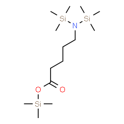 ChemSpider 2D Image | Trimethylsilyl 5-[bis(trimethylsilyl)amino]pentanoate | C14H35NO2Si3