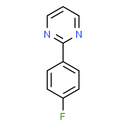 ChemSpider 2D Image | 2-(4-Fluorophenyl)pyrimidine | C10H7FN2