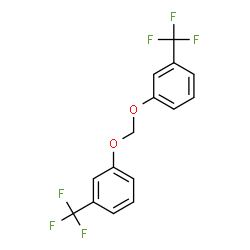 ChemSpider 2D Image | Bis-[3-trifluoromethylphenoxy]methane | C15H10F6O2