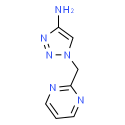 ChemSpider 2D Image | 1-(2-Pyrimidinylmethyl)-1H-1,2,3-triazol-4-amine | C7H8N6