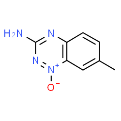 ChemSpider 2D Image | 7-Methyl-1,2,4-benzotriazin-3-amine 1-oxide | C8H8N4O