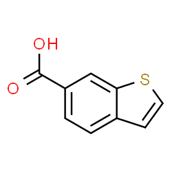 ChemSpider 2D Image | 1-Benzothiophene-6-carboxylic acid | C9H6O2S