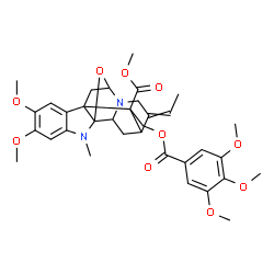 ChemSpider 2D Image | Methyl 10,11-dimethoxy-1-methyl-17-[(3,4,5-trimethoxybenzoyl)oxy]-1,2-dihydro-2,5-epoxyakuammilan-16-carboxylate | C34H40N2O10