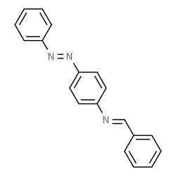 ChemSpider 2D Image | Benzenamine, N-benzylidene-4-phenylazo- | C19H15N3