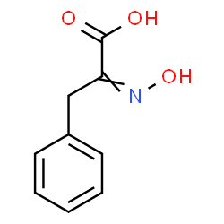 ChemSpider 2D Image | 2-(Hydroxyimino)-3-phenylpropanoic acid | C9H9NO3