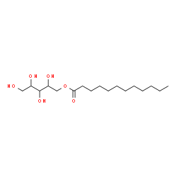 ChemSpider 2D Image | 1-O-Dodecanoylpentitol | C17H34O6