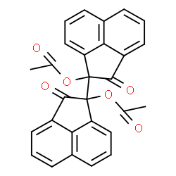 ChemSpider 2D Image | 2,2'-Dioxo-1,1'-biacenaphthylene-1,1'(2H,2'H)-diyl diacetate | C28H18O6