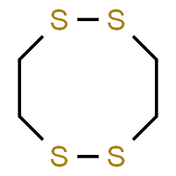 ChemSpider 2D Image | 1,2,5,6-Tetrathiocane | C4H8S4